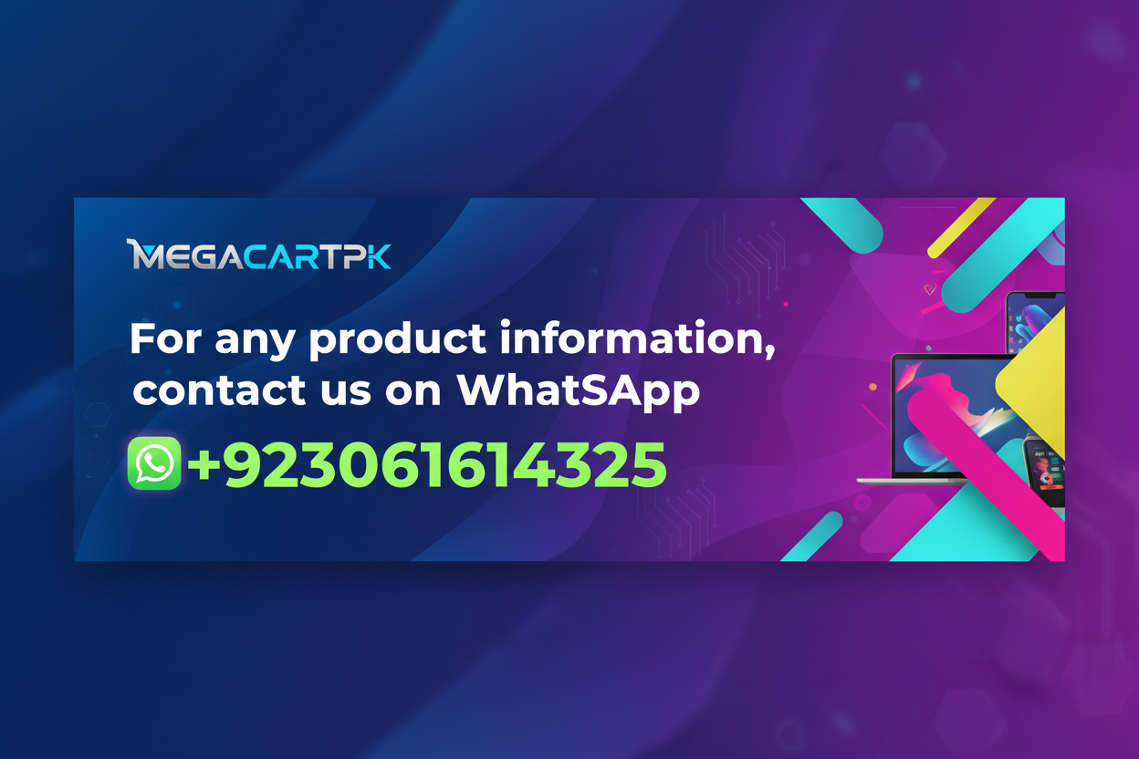 Isko english ma kro or megacartpk ka offical slideshow banner bnao jisme yeh sara likha hoo or colour theme achi rkho